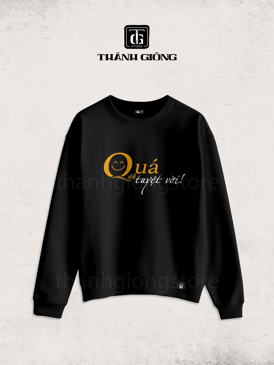 Áo sweater đen - QTV