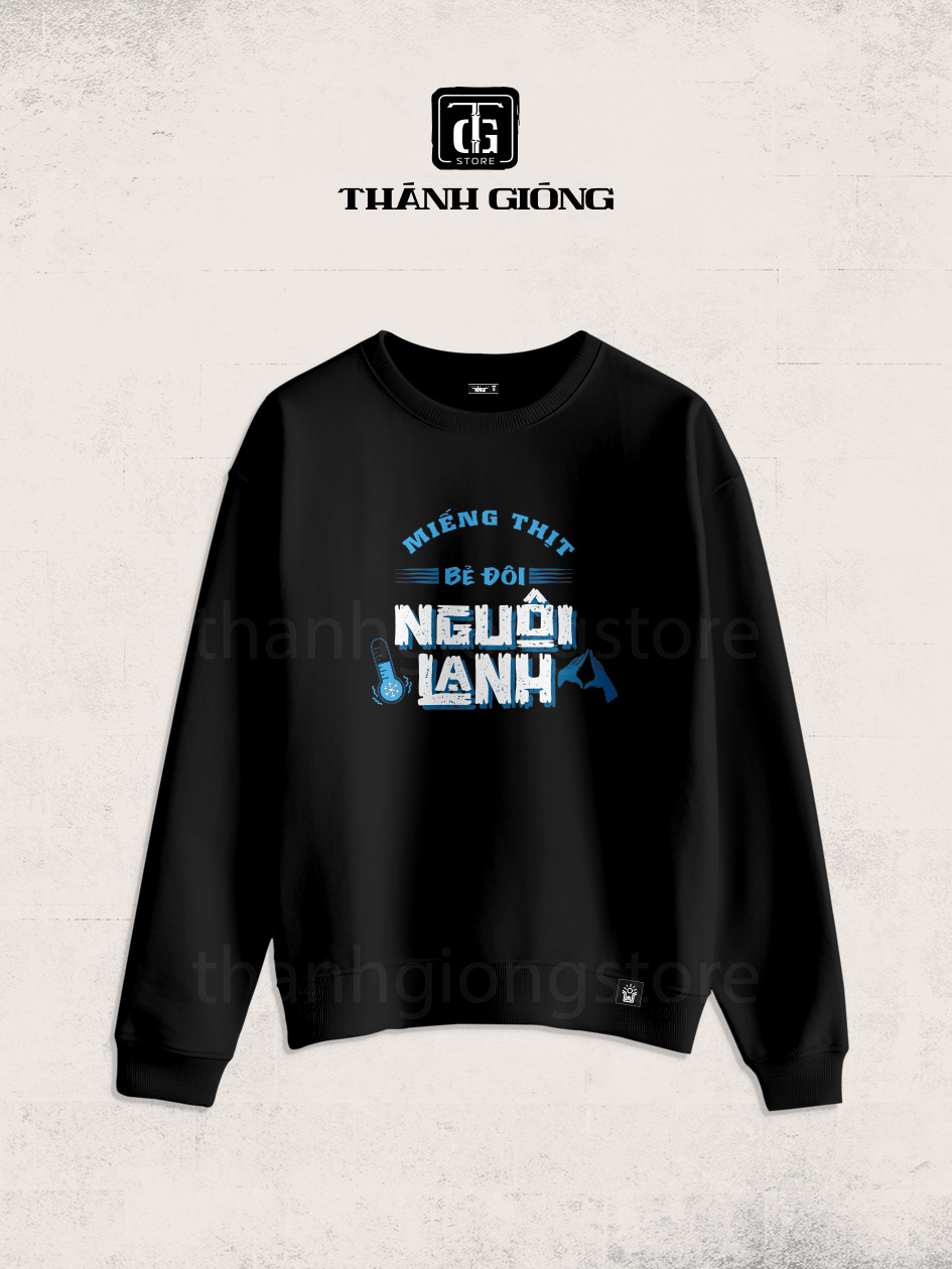 Áo sweater đen - nguội lạnh