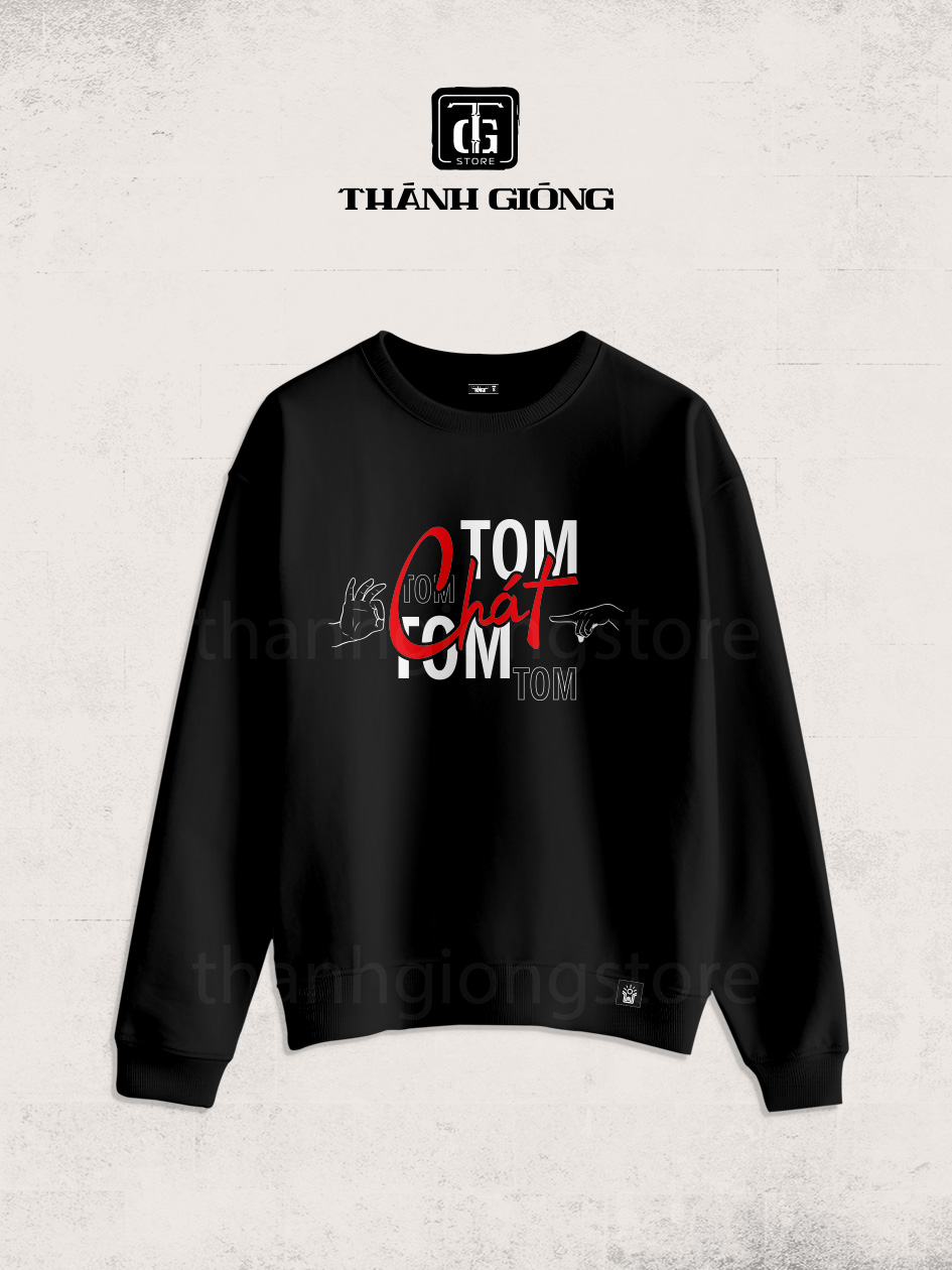 Áo sweater đen - tom tom