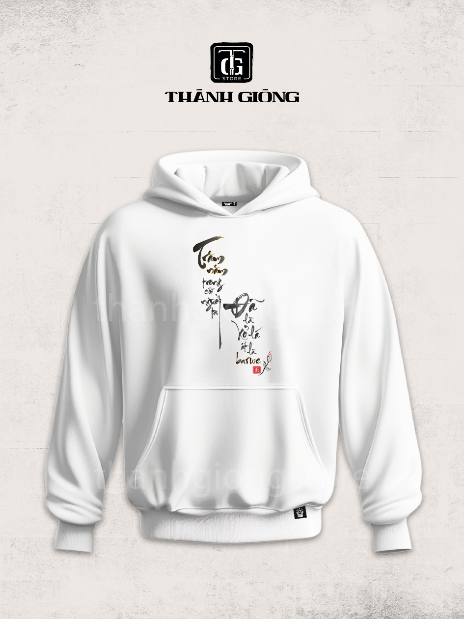 hoodie trắng - trăm năm