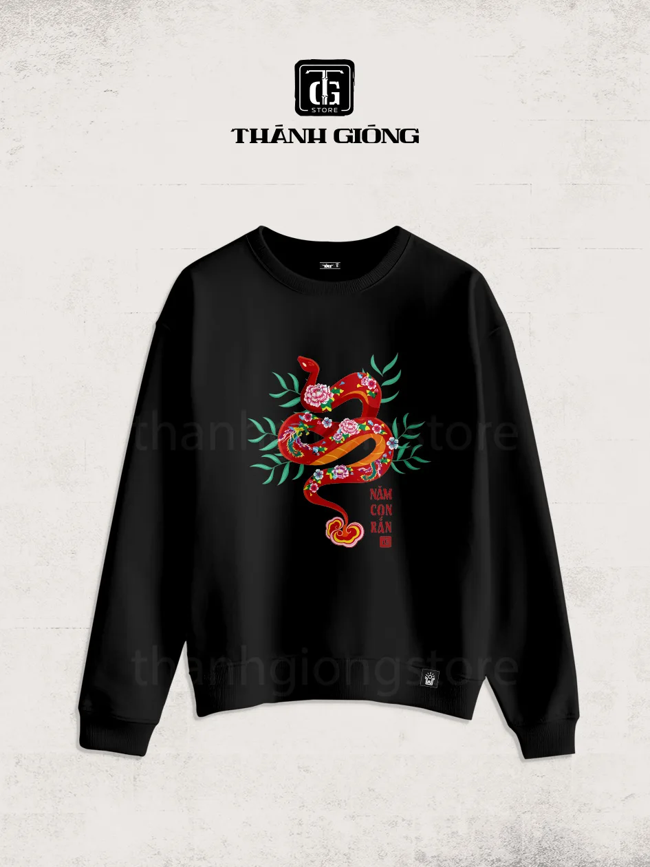 sweater đen - năm rắn